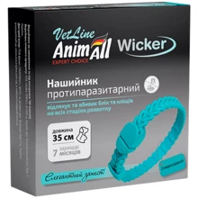 Ошейник AnimAll VetLine Wicker для собак и кошек противопаразитарный изумрудный 35 см (4820150208318): Тип Ошейники