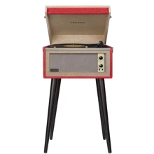 Виниловый проигрыватель Crosley Bermuda (Red): Привод ременной