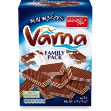 Мини-вафли Sweet Plus VARNA FAMILY с молочным кремом 260 г (1110324): Тип Вафли
