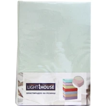 Простынь на резинке LightHouse Jersey Premium 160х200х25 см мятный (46562): Тип простынь