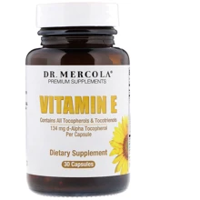 Dr. Mercola Vitamin E, 30 Capsules (MCL-01508): Тип Витамин E