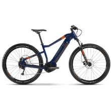 Электровелосипед Haibike SDURO HardNine 1.5 i400Wh 9 s. Altus 29", рама ХL, сине-оранжево-серый, 2020: Цвет синий