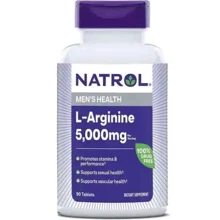 Natrol L-Arginine Аргинин 5000 мг 90 таблеток: Форма выпуска Таблетки