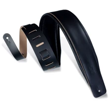Гітарний ремінь LEVY'S DM1PD-BLK HEIRLOOM SERIES GUITAR STRAP (BLACK): Виробник LEVY'S