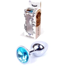Анальная пробка Boss Series - Jewellery Silver PLUG Light Blue S (BS6400014): Для кого Унисекс