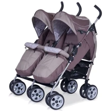 Прогулочная коляска для двойни Easy Go Comfort DUO (chocolate): Тип коляски прогулочная коляска