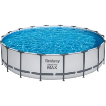 Бассейн Bestway каркасный круглый 549-122 см (56462) (фильтр-насос, лестница, тент, коробка): undefined undefined