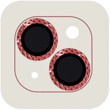 Защитное стекло для iPhone Epik Metal Shine Red for Camera iPhone 15 / 15 Plus: Тип защиты экрана на камеру