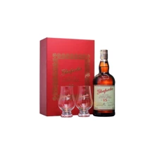 Віскі Glenfarclas 15 Years Old (0,7 л) + 2 склянки (BW32390): Об'єм, л 0.7