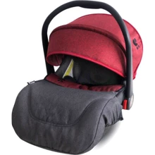 Автокресло Lorelli PLUTO (0-13кг) (black/red): Группа 0+ (до 13 кг), автокресло-переноска