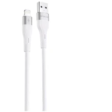 Кабель Proove USB Cable to Lightning Light Silicone 2.4A 1m White: Тип USB Cable - Lightning