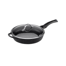 Vinzer Premium Granite Induction, 28см з кришкою (89455): Тип сковороди Сковорода