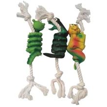 Іграшка для собак TATRAPET Toys Fun Тварини латексні з мотузкою 38 см в асортименті (487.05): undefined undefined