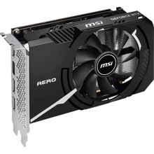 Відеокарта MSI GeForce RTX 4060 8GB GDDR6 AERO ITX OC: Обсяг пам'яті, Гб 8
