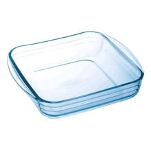 PYREX квадр.25х22х7см (2.2л) sticker (212BN00/B248): Крышка Нет