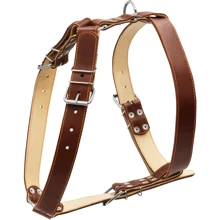 Шлея двойная Collar для крупных пород собак, N2, 35мм, коричневый: Производитель Collar