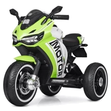 Детский электромотоцикл 3 колесный Bambi Racer Ducati зеленый (M 4053L-): Вид мотоцикл