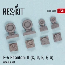 Смоляні колеса RESKIT для літака F-4C/D/E/F "Phantom II" RS48-0065: Виробник RESKIT
