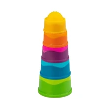 Пірамідка тактильна Чашки Fat Brain Toys dimpl stack (F293ML): Тип пирамидка