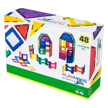 Конструктор Playmags магнітний набір 48 ел. (PM161): Кількість деталей, шт. 48