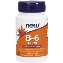 NOW Foods Vitamin B-6 50 mg Tablets 100 tabs: Тип Витамин B