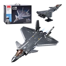 Конструктор Sluban Model Bricks Винищувач J-20 1007 деталей (M38-B1187): Виробник Sluban