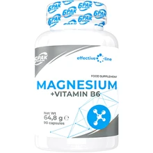 6PAK Nutrition Magnesium + B6 Магній з вітаміном В6 90 капсул: Тип Магний + B6