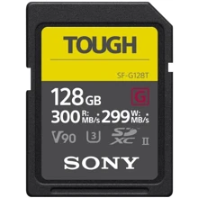 Карта пам'яті Sony 128GB SDXC UHS-II U3 V90 TOUGH SFG1TG: Тип карти SDXC