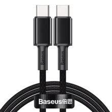 Кабель Baseus Cable USB-C to USB-C 100W High Density Braided 1m Black (CATGD-01): Тип USB-C - USB-C