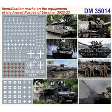 Набор деталировки DAN models опознавательные знаки на технике Вооруженных Сил Украины (2022-2023) (DAN35014): Производитель DAN models