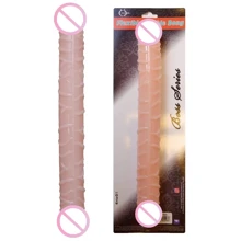 Двойной фаллоимитатор Boss Series: Flexible Double Dong Skin, BS6700088: Назначение Вагинальные