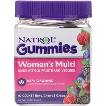 Natrol Gummies Women's Multi 90 Count Berry, Cherry & Grape Мультівітаміни для жінок зі смаком ягід: Тип мультивітаміни