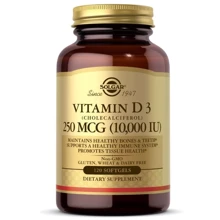 Solgar Vitamin D3 250 mcg Солгар Витамин D3 120 капсул: Тип Витамин D