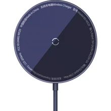 Зарядний пристрій Baseus Wireless Charger MagSafe Simple Mini3 Magnetic 15W Purple (CCJJ040205) для iPhone 16 I 15 I 14 I 13 I 12 series: Особливості MagSafe