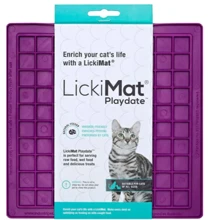 Коврик для медленного питания Licki Mat Playdate для кошек (9349785005055): Тип Поилки
