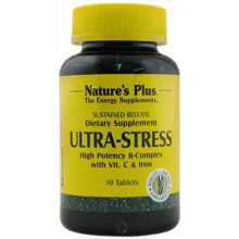 Natures Plus Ultra Stress 30 tabs Комплекс з залізом для боротьби зі стресом: Тип вітамін C