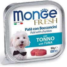 Паштет для собак Monge Dog Fresh с тунцом 0.1 кг (70013017): Тип Влажный корм