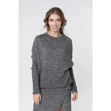 Джемпер Sewel JW576 One Size серый: Сезон Зима