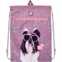 Сумка для взуття з кишенею Kite Education Studio Pets SP21-601M-3: Стать для дівчаток
