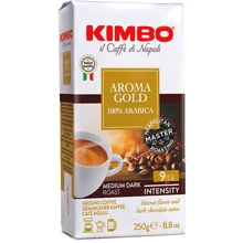 Кофе Kimbo Aroma Gold 100% Arabica молотый 250 г (8002200102111): Вид напитка кофе молотый
