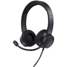 Наушники Trust Ayda USB-ENC Black (25089): Тип конструкции накладные