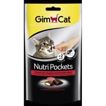 Лакомство для котов Gimborn Gimcat Nutri Pockets с говядиной и солодом 60 г (G-419305/0747): Вид Снеки