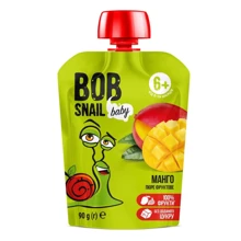 Пюре Bob Snail Манго 90 г: Вид Фруктовое