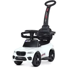 Каталка-толокар электромобиль 2 в 1 Bambi Racer белый (M 4850LR-1): Вид автомобиль