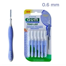 GUM TravLer Зубная щетка для межзубных промежутков 0.6 mm 6 шт: Вид Интердентальная