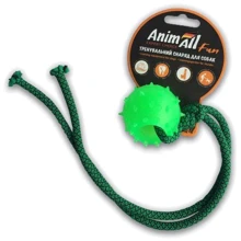 Куля з канатом AnimAll Fun 88175 4 см зелена: undefined undefined