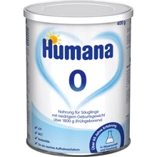 Молочна суха суміш Humana 0, з LC PUFA 400 г з народження: Тип Суміші молочні