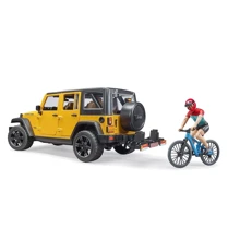 BRUDER Джип Jeep Rubicon з фігуркою велосипедиста на спортивному мотоциклі (02543): Виробник Bruder