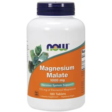 NOW Foods Magnesium Malate 1000 mg Vegetarian Tablets 180 tabs: Тип Магний