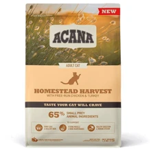 Сухой корм ACANA Homestead Harvest Cat с курицей, индейкой и уткой для котов 1.8 кг (a71436): Тип Сухой корм
